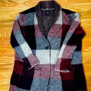 American Eagle Flannel Cardigan